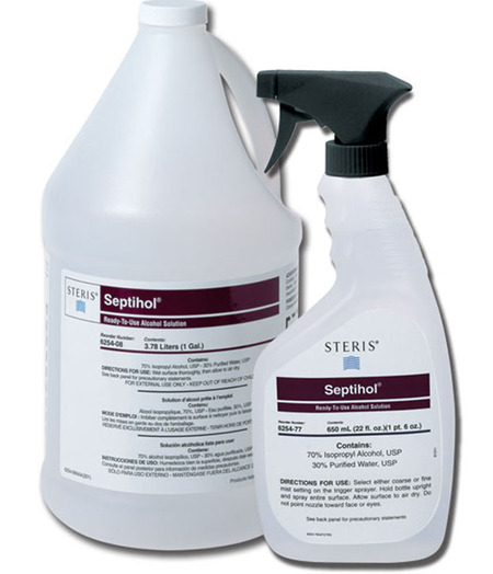������� � ������������� ������������ Spor-Klenz Steris
